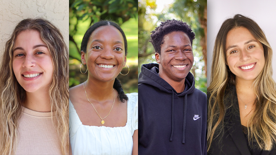 From left: Laura Caram, Lindsey Faucher, Khalid Gowan, and Joelle Soloweijczyk